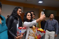 PV Sindhu Watches Ekkadiki Potavu Chinnavada Movie